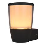 LED Wandlamp | Rond | Zwart | 7 Watt | 3000K (Warm wit), Huis en Inrichting, Ophalen of Verzenden, Nieuw, Kunststof, Modern