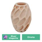 Oruna | Blue/ Magenta | 34CM, Huis en Inrichting, Woonaccessoires | Vazen, Ophalen of Verzenden, Nieuw