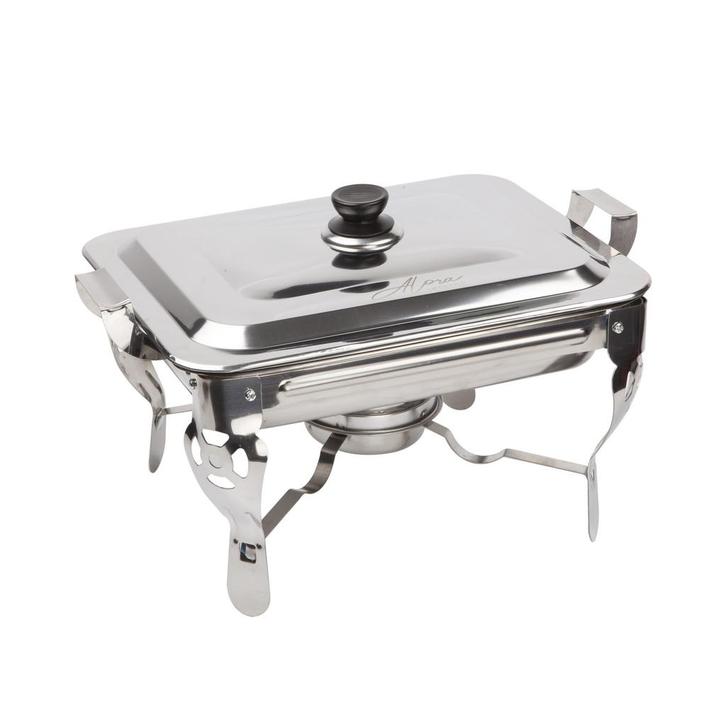 Alora Chafing Dish Chrome - Voedsel Verwarmer - Voedsel, Huis en Inrichting, Keuken | Keukenbenodigdheden, Nieuw
