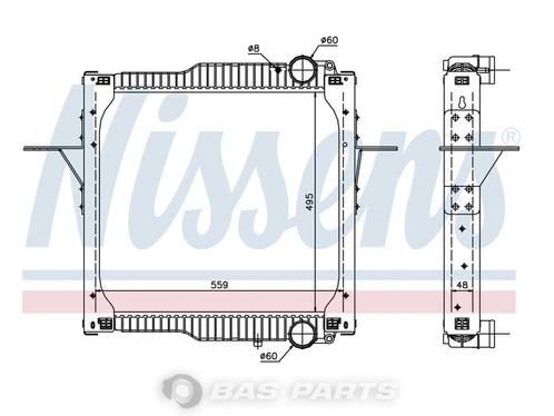 Radiateur Nissens 5001873307, Auto-onderdelen, Vrachtwagen-onderdelen, Nieuw, Overige merken, Motor en Toebehoren, Ophalen