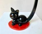Brezel Katze - sculptuur, Schwarzer Kater um 1960 - 20 cm -
