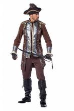 Luxe Piratenpak heren, Kleding | Heren, Carnavalskleding en Feestkleding, Ophalen of Verzenden, Nieuw