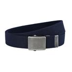 Landley Canvas Riem Schuifgesp Koppelriem - Blauw - 95, Kleding | Heren, Riemen en Ceinturen, Verzenden, Nieuw