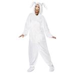 Wit konijn/haas jumpsuit voor volwassenen - Dierenpakken, Nieuw, Verzenden