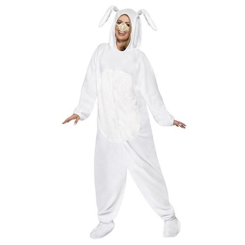 Wit konijn/haas jumpsuit voor volwassenen - Dierenpakken, Kleding | Heren, Carnavalskleding en Feestkleding, Verzenden