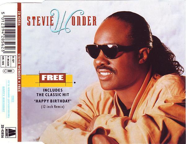 cd single - Stevie Wonder - Free, Cd's en Dvd's, Cd Singles, Zo goed als nieuw, Verzenden