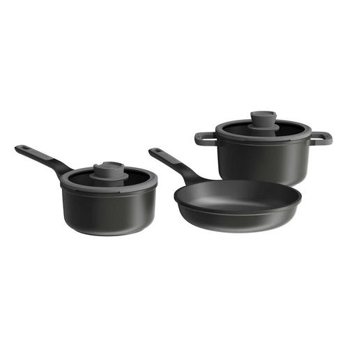 Berghoff Leo Stone+ (Downdraft) Pannenset – 5 Delig, Huis en Inrichting, Keuken | Potten en Pannen, Verzenden