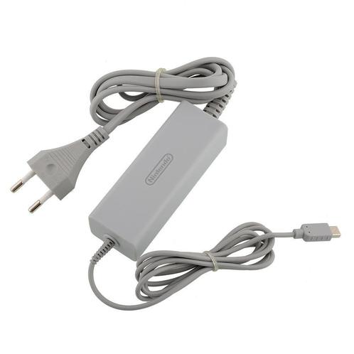 Nintendo Wii U Gamepad Adapter / Stroomkabel, Spelcomputers en Games, Spelcomputers | Nintendo Consoles | Accessoires, Zo goed als nieuw