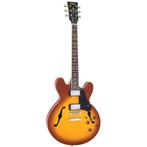 Vintage VSA500 ReIssued Honeyburst semi-akoestische gitaar, Verzenden, Nieuw