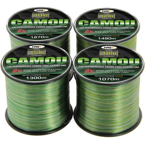 NGT Spool of Camo Line 0,28mm 12lb (1490m), Watersport en Boten, Hengelsport | Algemeen, Overige typen, Nieuw, Verzenden