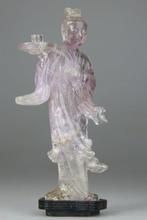Miniatuur Kwanyin Beeld Sculptuur - Sokkel en Bioïsis van, Antiek en Kunst