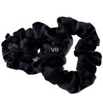 Veganboost Satin Scrunchies Black Big Size - 6pcs, Sieraden, Tassen en Uiterlijk, Uiterlijk | Haarverzorging, Ophalen of Verzenden