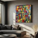 Ksavera - Cubism A1315 - abstract painting on canvas