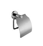 Wc-rolhouder gun metal Rond met klep, Verzenden, Nieuw