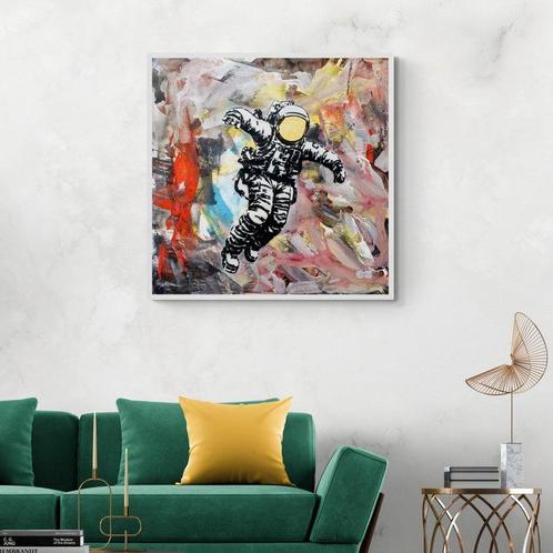 Golden Boy (2000) - FROM SPACE WITH LOVE (WITH REAL GOLD, Antiek en Kunst, Kunst | Schilderijen | Modern
