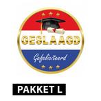 Geslaagd feestartikelen pakket groot - Geslaagd feestartik.., Hobby en Vrije tijd, Ophalen of Verzenden, Nieuw
