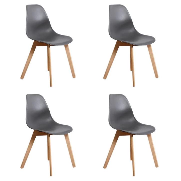 KITO stoelen | Compact Grijs | A-kwaliteit | Beste Prijs, Huis en Inrichting, Stoelen, Vier, Grijs, Nieuw, Hout, Ophalen of Verzenden