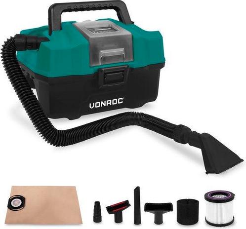 Tweedekans | VONROC Compacte alleszuiger / stofzuiger - 20V, Doe-het-zelf en Verbouw, Gereedschap | Overige machines, Ophalen of Verzenden