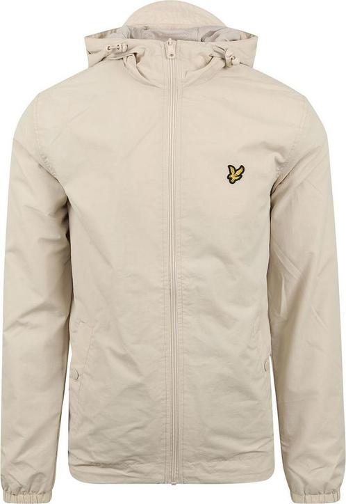 Lyle & Scott Zip Jas Beige maat M Heren, Kleding | Heren, Jassen | Winter, Beige, Nieuw, Maat 48/50 (M), Verzenden