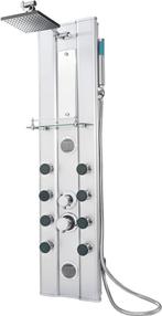 Regendouche - Douchesysteem - Handdouche - Zilver - Tectake®, Verzenden, Zo goed als nieuw