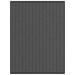 vidaXL Deurmat 90x120 cm gestreept zwart en grijs, Tuin en Terras, Deurmatten, Verzenden, Nieuw