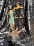 Lady Justice - 23 cm - Figuur - Gepatineerd brons, Antiek en Kunst, Curiosa en Brocante