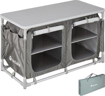 Tweedekans | tectake® - Campingkast 97x47,5x56,5cm - beschikbaar voor biedingen