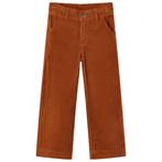 Kinderbroek Ribfluweel Cognac (7-8 jaar) - OP=OP - Koopje!, Broek, Jongen of Meisje, Viking Choice, Nieuw