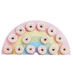 Regenboog Tafeldecoratie Donut Standaard 64cm, Verzenden, Nieuw
