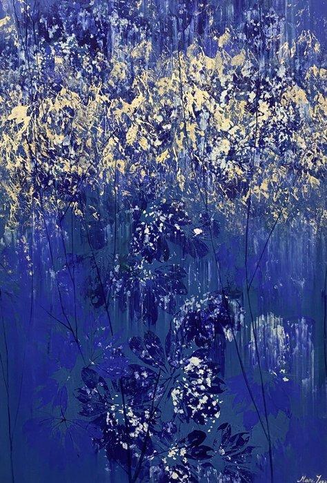 Mara. J XL - Golden Dusk, Antiek en Kunst, Kunst | Schilderijen | Modern