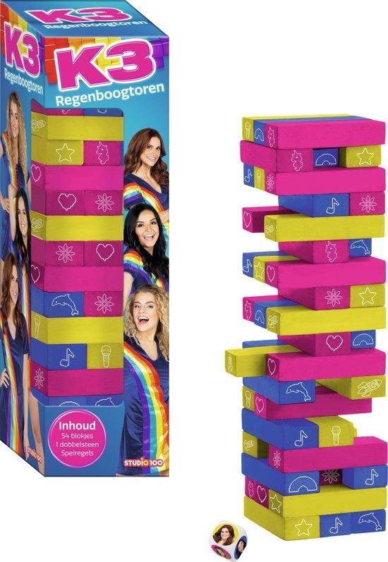 K3 actiespel - Regenboogtoren, Kinderen en Baby's, Speelgoed | Overig, Verzenden
