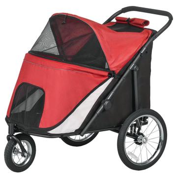 TRUUSK Hondenwagen Hondenbuggy Met Netvensters, Opvouwbare K beschikbaar voor biedingen