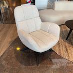 Draaifauteuil Eastwood stof licht grijs - Weber, Huis en Inrichting, Ophalen of Verzenden, Nieuw, 75 tot 100 cm, 50 tot 75 cm