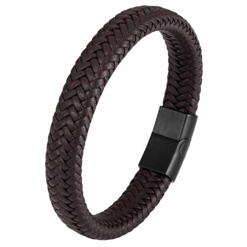 Fako Bijoux® - Armband Leer - Gevlochten - Vlecht - Layer, Sieraden, Tassen en Uiterlijk, Armbanden, Verzenden