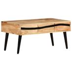 vidaXL Salontafel 88x50x42 cm massief acaciahout, 50 tot 100 cm, Verzenden, Nieuw, 50 tot 100 cm