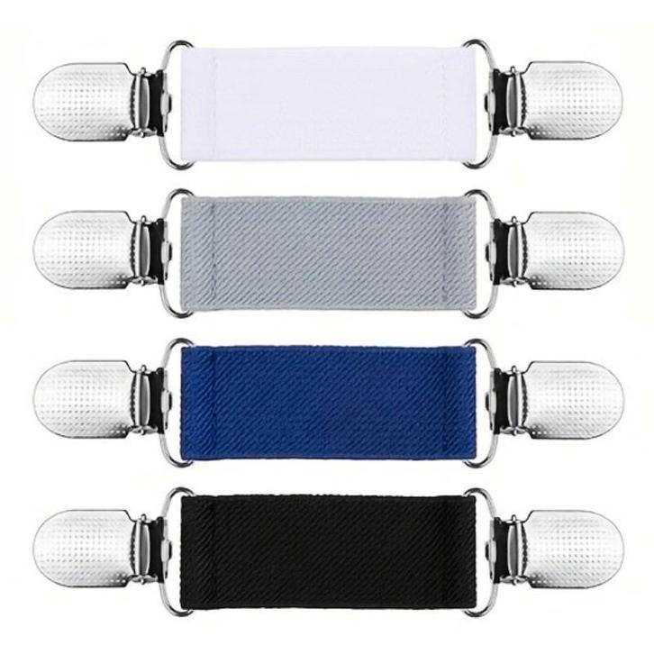 Fako Bijoux - 4x Vestclip - Kleding Clip - Vestsluiting -, Sieraden, Tassen en Uiterlijk, Broches, Verzenden