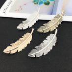 VSE haarspeld/clip veer 10 cm brons, Sieraden, Tassen en Uiterlijk, Uiterlijk | Haarverzorging, Ophalen of Verzenden, Nieuw