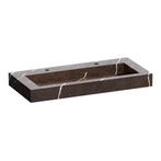 Wastafel Topa Artificial Marble 100 Copper Brown (2 krgt.), Ophalen of Verzenden, Nieuw, Overige typen