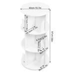 Roterende Kinderboekenkast – 360° Draaibare Kast 40×97 cm, Huis en Inrichting, Kasten | Overige, Verzenden, Nieuw