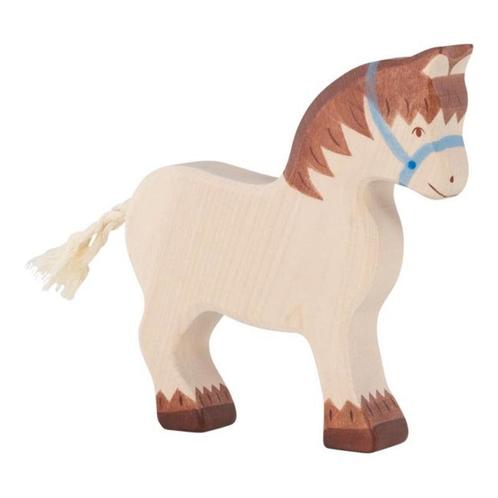 Trekpaard 15,5 cm - Holztiger, Kinderen en Baby's, Speelgoed | Overig