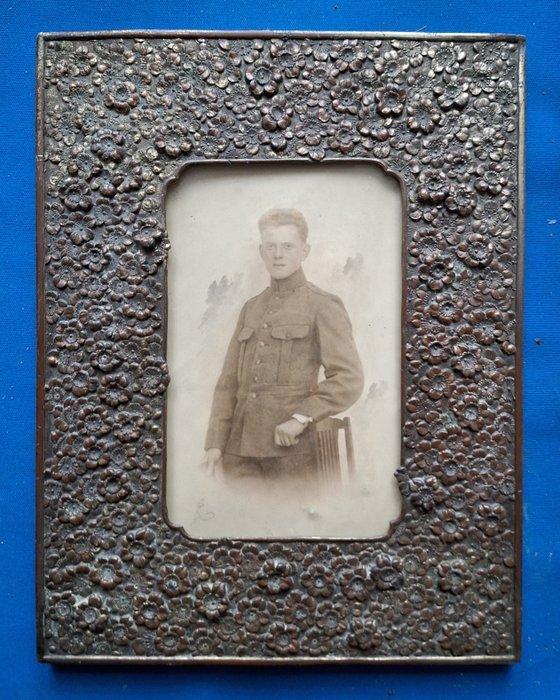 Fotolijst - Gepatineerd brons, Antiek en Kunst, Kunst | Designobjecten