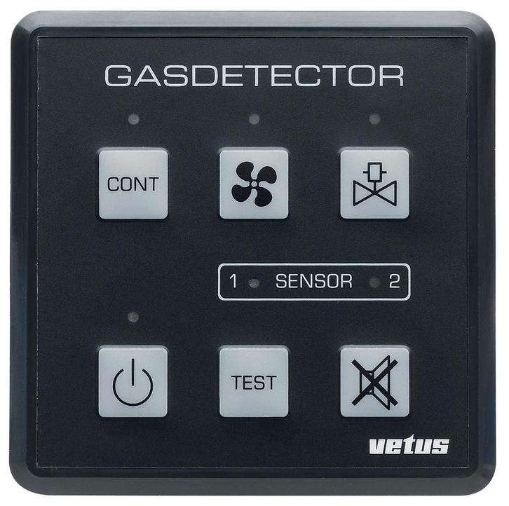 VETUS gas/koolmonoxide detector - 12/24 Volt - incl. sensor, Watersport en Boten, Bootonderdelen, Ophalen of Verzenden