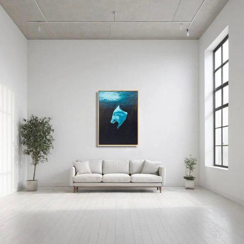 Yeyo Argüez - Plastic Bag / Serie Deep 09 - XL - NO Reserve, Antiek en Kunst, Kunst | Schilderijen | Modern