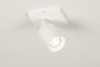 Rietveld Spots - Wit, Goud - Metaal, Aluminium, Huis en Inrichting, Lampen | Hanglampen, Verzenden, Nieuw