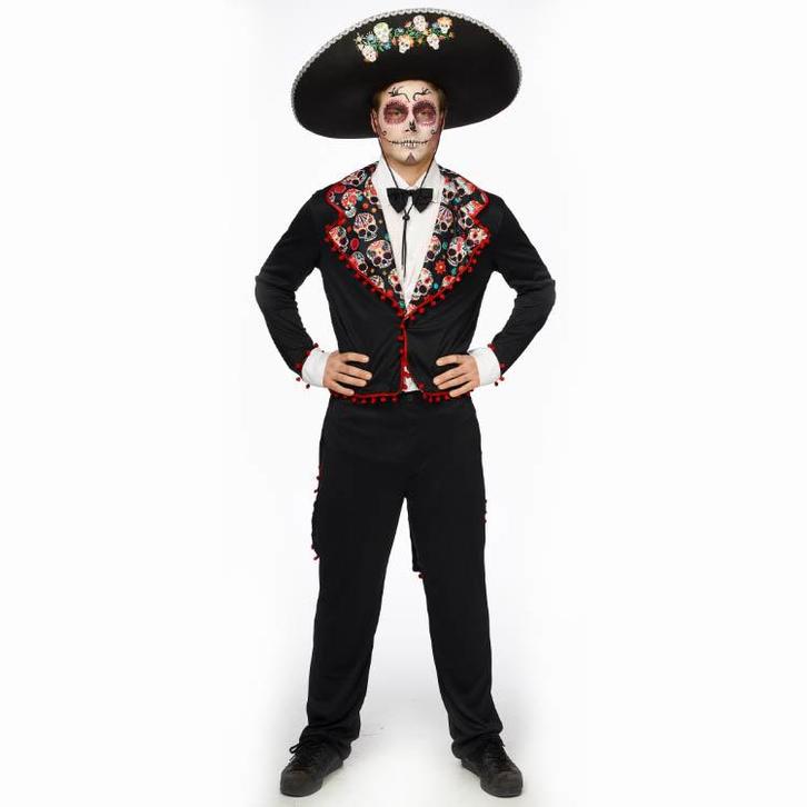 Day of the Dead Outfit Pedro Heren, Kleding | Heren, Carnavalskleding en Feestkleding, Nieuw, Ophalen of Verzenden