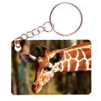 Sleutelhanger 6x4cm - Giraffe - Uitgestrekte Nek NIEUW, Verzamelen, Sleutelhangers, Ophalen of Verzenden, Nieuw