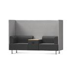 Soft Seating dubbel met tafel - 2 zits Lounge vergaderstoel, Ophalen of Verzenden, Nieuw