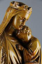 After H. Bouriché - Beeld, Sedes Sapientiae - 45 cm - Gips