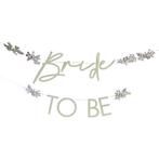Bride To Be Letterslinger 1,5m, Hobby en Vrije tijd, Feestartikelen, Verzenden, Nieuw