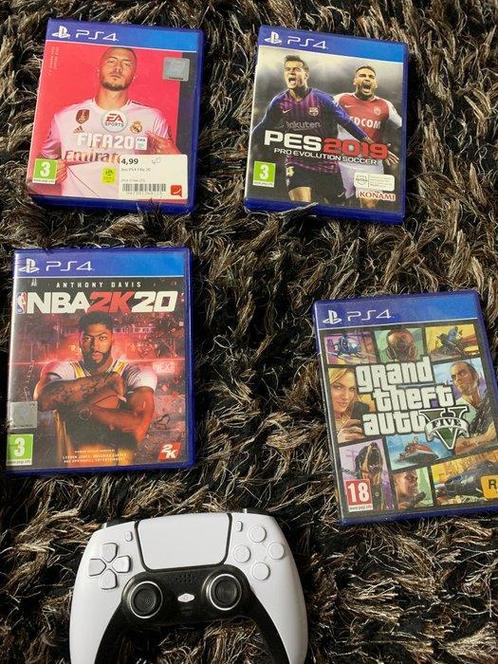 Sony - Playstation 4 (PS4) - PS4 Slim + games + Controller, Spelcomputers en Games, Spelcomputers | Overige Accessoires